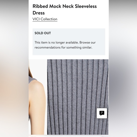 Vici Small Ribbed Knit Sweater Dress - Picture 9 of 9